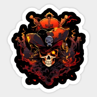 pirate - fantasy style Sticker